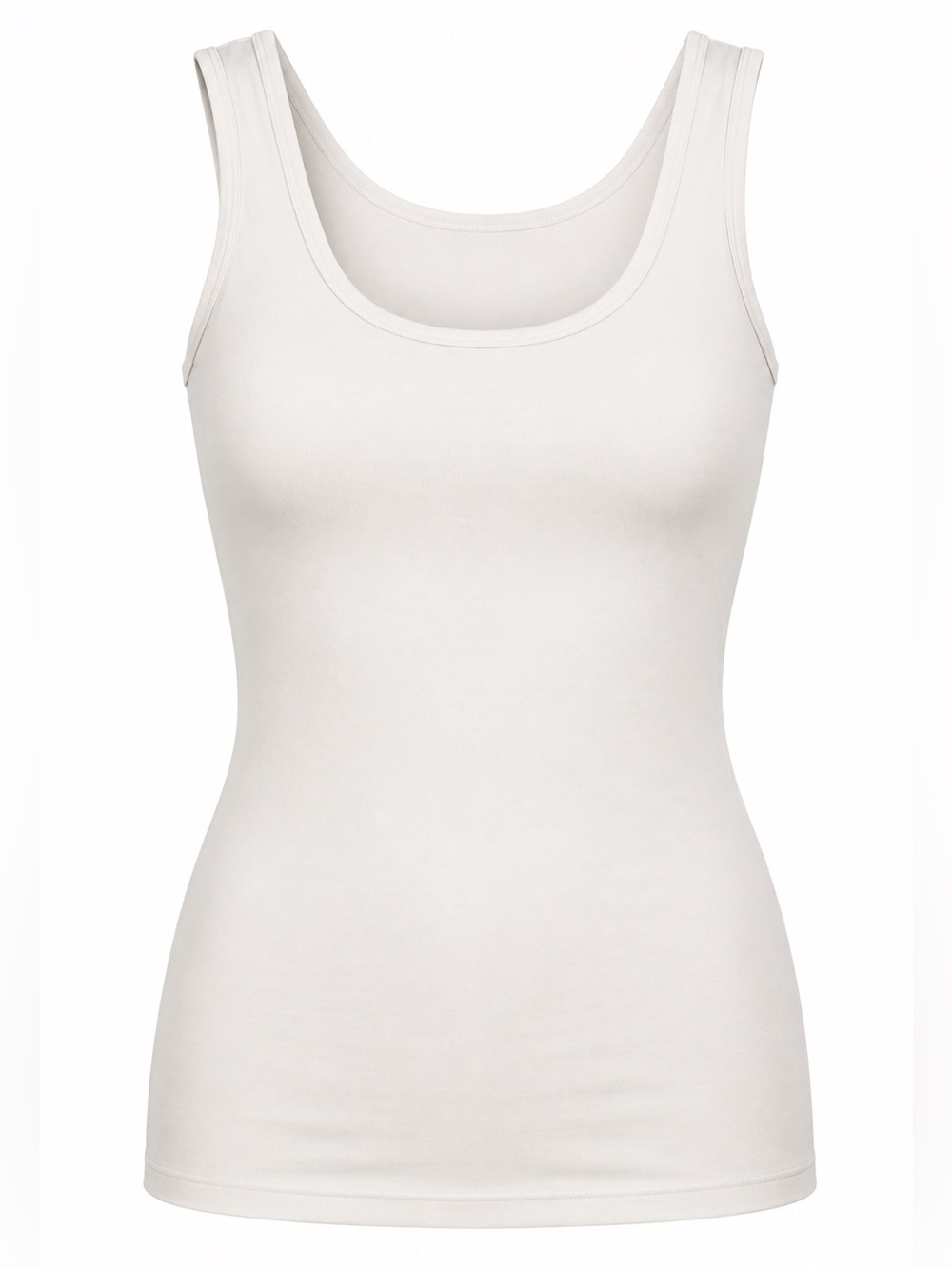 No Boundaries Soft white Tank Top